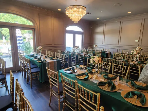 Event floral installation Richmond KY venue decor